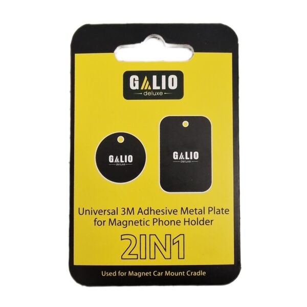 GALIO deluxe Universal 3M Adhesive Metal Platte Für Magnetische Handyhalter 2IN1